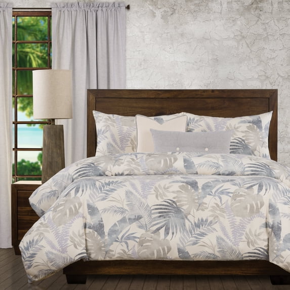 Ernest Hemingway Island Life Tropical 6 Piece Duvet Cover & Insert Set Queen 6 Piece
