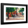 thumbnail image 1 of Ernest Jules Renoux 14x11 Black Modern Framed Museum Art Print Titled - A Pavilion of the Exhibition of Decorative Arts (1925), 1 of 5