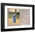 thumbnail image 1 of Ernest Jules Renoux 14x12 Black Modern Framed Museum Art Print Titled - Character Study (Le Cours La Reine) (1913-1914), 1 of 5