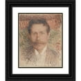 thumbnail image 1 of Ernest Laurent 12x14 Black Ornate Wood Framed Double Matted Museum Art Print Titled: Paul Jamot (1906), 1 of 5