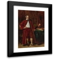 thumbnail image 1 of Ernest Meissonier 13x18 Black Modern Framed Museum Art Print Titled - Diderot and His Scribe (1869), 1 of 5