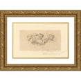 thumbnail image 1 of Ernest Meissonier 18x13 Gold Ornate Wood Frame and Double Matted Museum Art Print Titled - Amateurs, 1 of 4