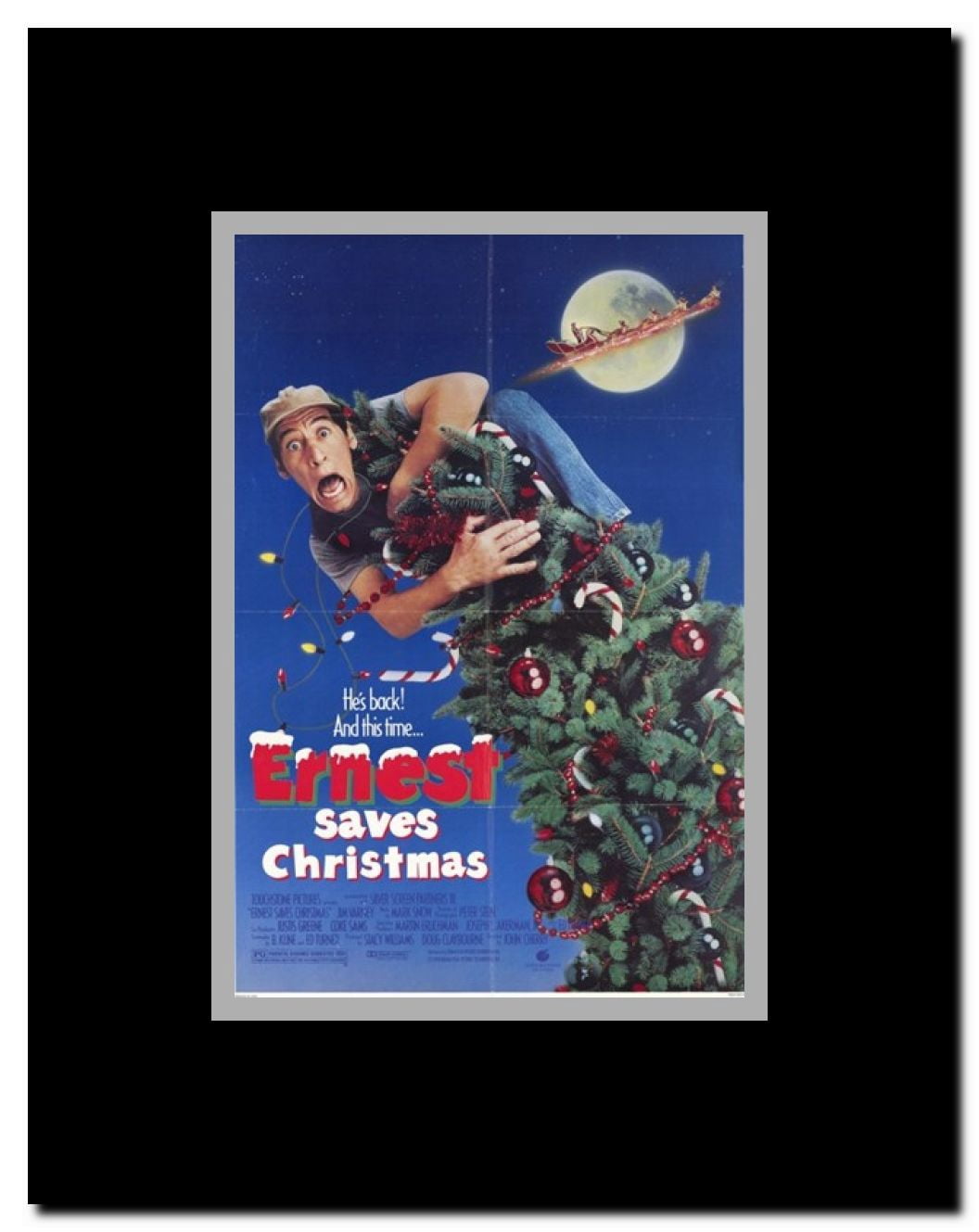 Ernest Saves Christmas Framed Movie Poster