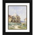 thumbnail image 1 of Ernestine von Kirchsberg 20x24 Black Ornate Framed Double Matted Museum Art Print Titled: Karner in Maria Saal, 1 of 5
