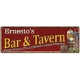 thumbnail image 1 of Ernesto's Bar and Tavern Red Chic Sign Man Cave Decor Gift 8x24 108240002398, 1 of 1