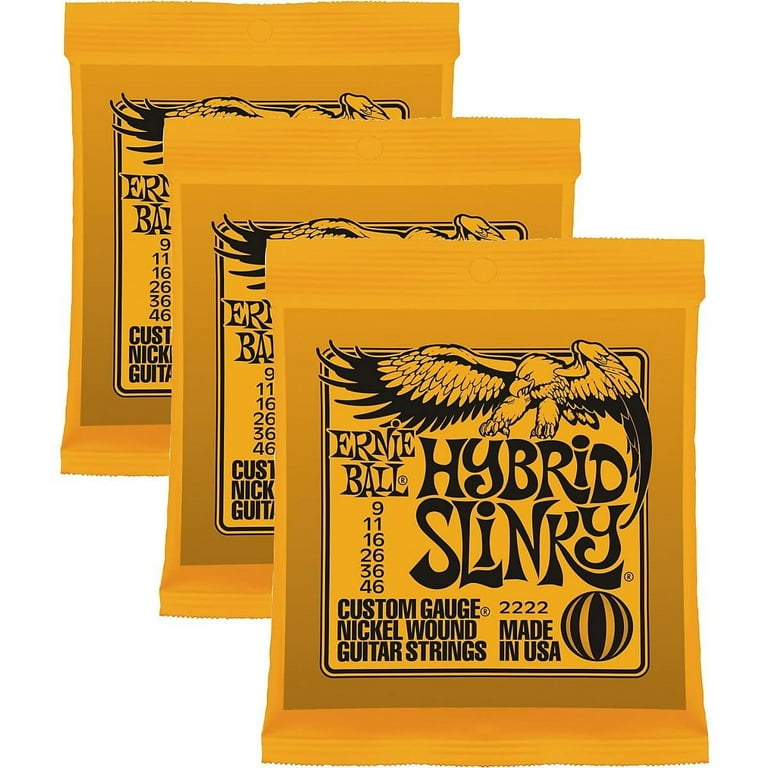 ERNIE BALL　アーニーボール　2222 09-46　弦　ダース　セット ERNiE BALL(アーニーボール) HYBRID SLINKY / 09-46 #2222