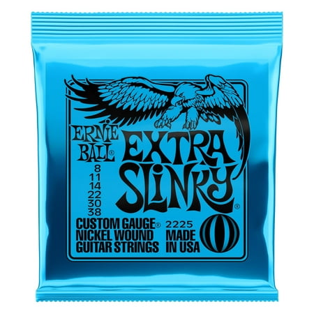 Ernie Ball 2225 Extra Slinky Electric Guitar Strings (8-38)