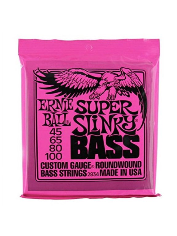 2834 Super Slinky Nickel Wound Electric Bass Strings 45-100