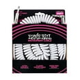 thumbnail image 1 of Ernie Ball 30' Coiled Straight / Angle Instrument Cable - White, 1 of 3