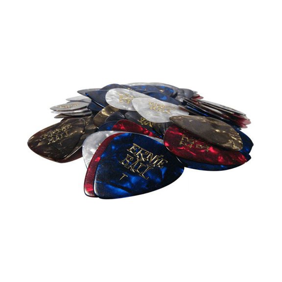 Ernie Ball 9109 Pearloid Assorted Thin Guitar Picks 144-Pack - 0.46mm T