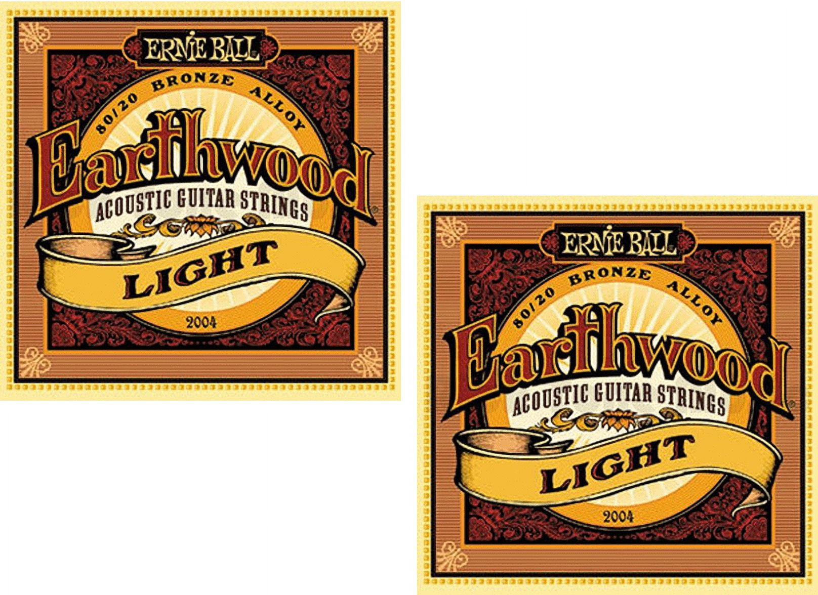 Ernie Ball Acoustic Guitar Strings Earthwood Light 80/20 Bronze P02004