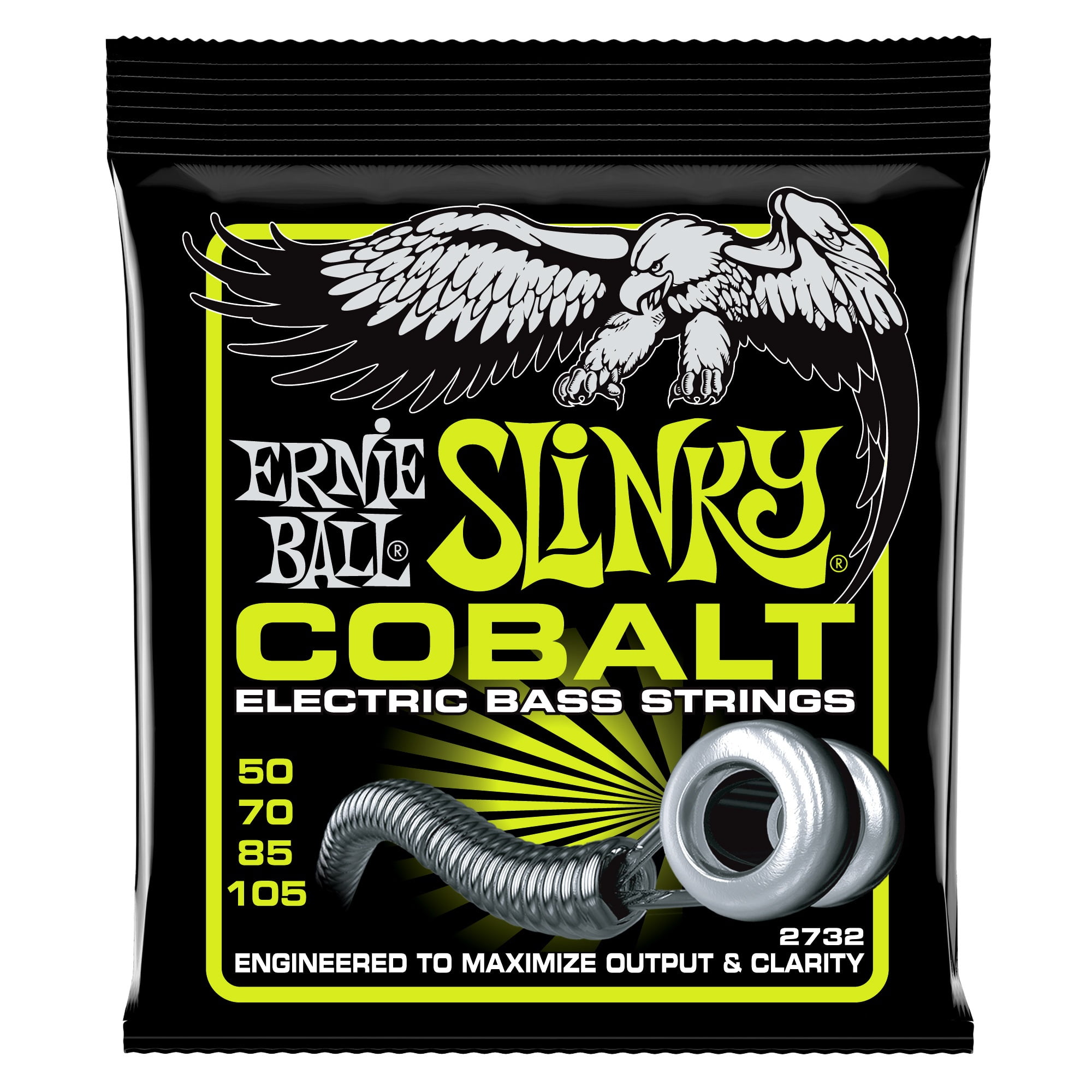 Ernie Ball 2732 Regular Slinky Cobalt Electric Bass Strings 50-105