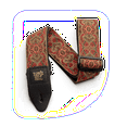 thumbnail image 1 of Ernie Ball Crimson Paisley Jacqaurd Guitar Strap, 1 of 3