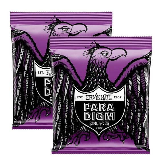 Ernie Ball Electric Guitar Strings 2020 Paradigm Power Slinky 11 to 48 2pk