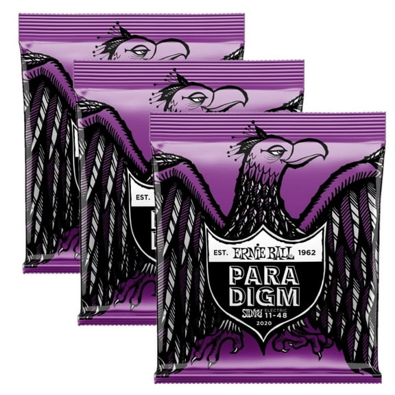 Ernie Ball Electric Guitar Strings Paradigm Power Slinky 11-48 Gauge 3pk