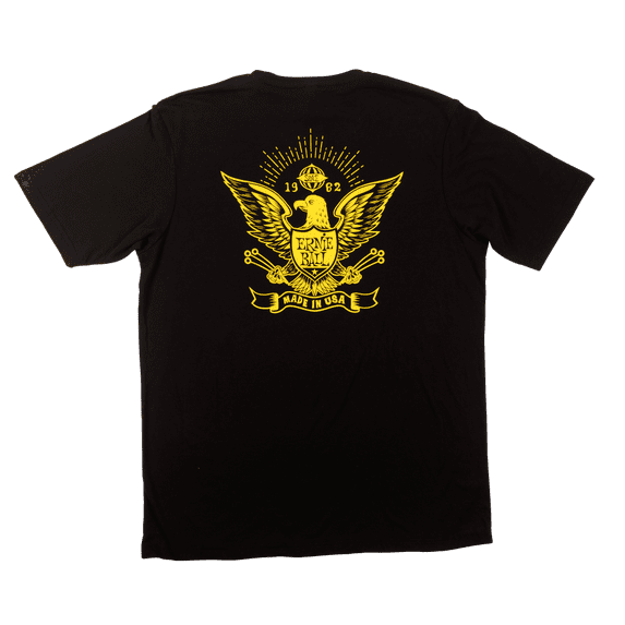 Ernie Ball In Slinky We Trust T-Shirt, Black, X-Large