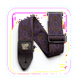 thumbnail image 1 of Ernie Ball Jacquard Guitar Strap - Purple Paisley, 1 of 2