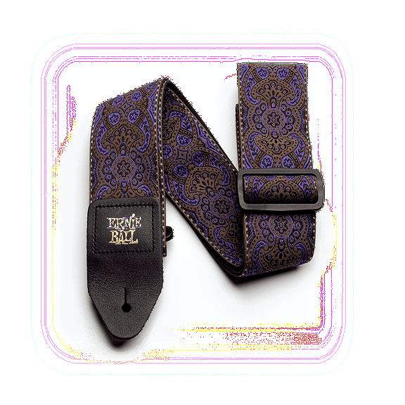 Ernie Ball Jacquard Guitar Strap - Purple Paisley
