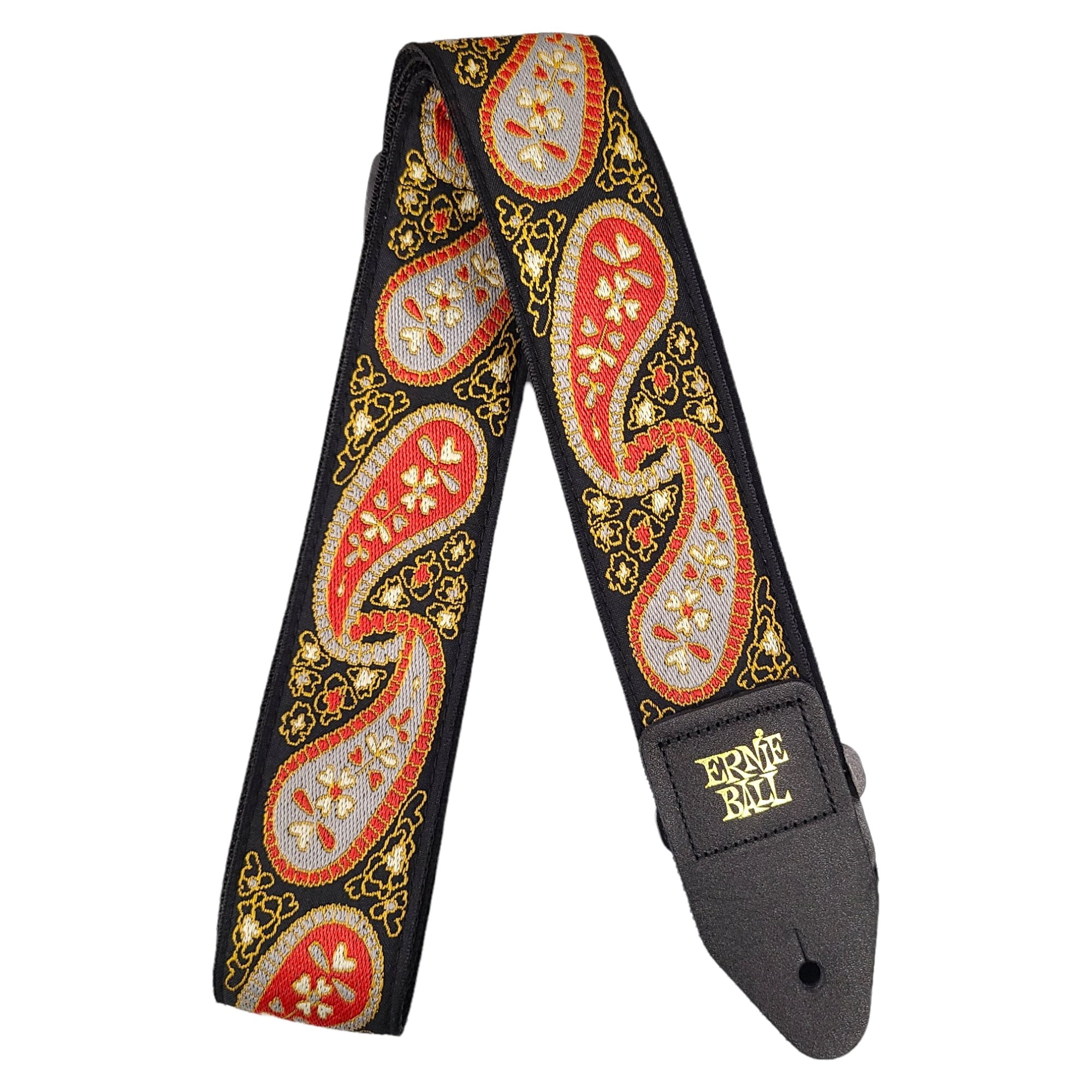 Ernie Ball P04696 Jacquard Design 2 in. Guitar Strap - Midnight Paisley