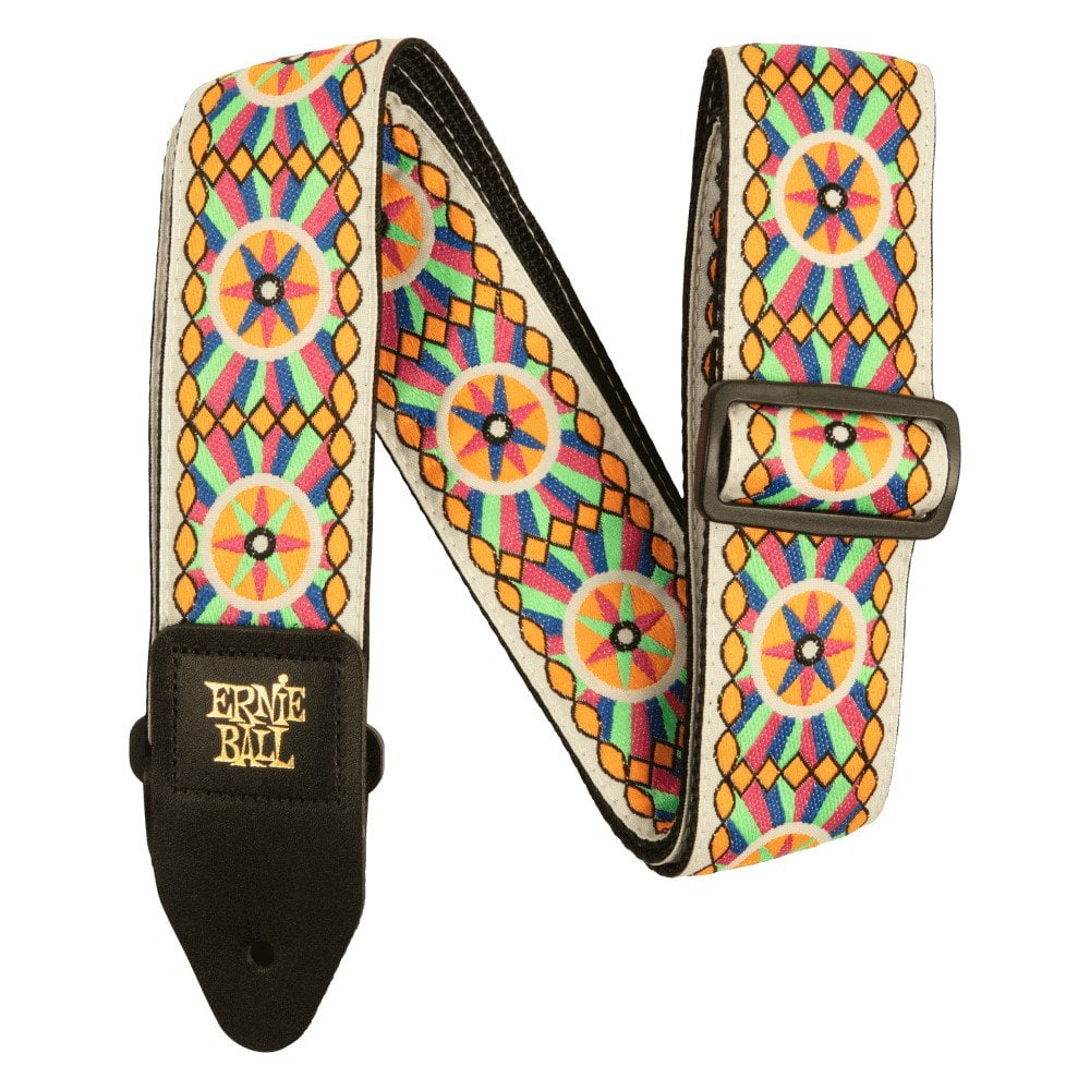 Ernie Ball Classic Jacquard Guitar Strap/Bass Strap - Candy Sun