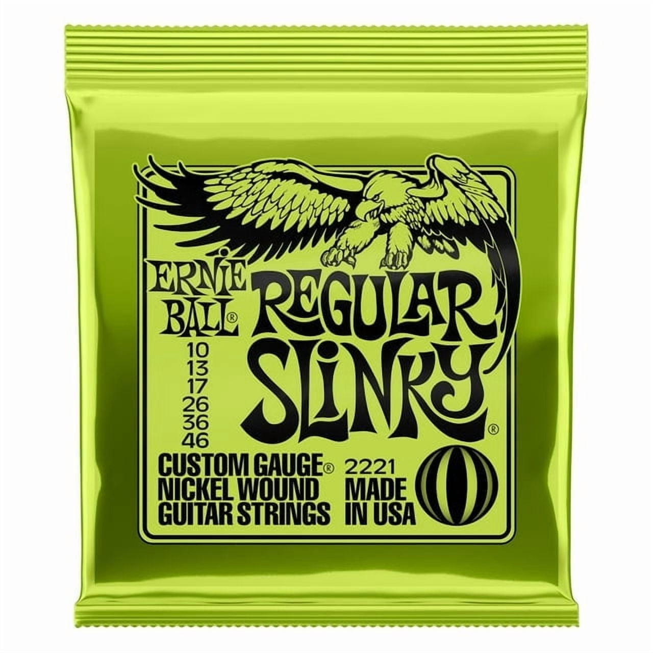 Ernie Ball Regular Slinky Electric Guitar Strings