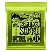 Ernie Ball Regular Slinky Nickel Wound Electric Guitar Strings 10-46 Gauge - 3 Pack