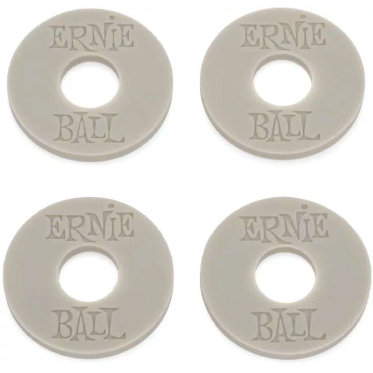 Ernie Ball Rubber Guitar Strap Locks Blocks for Electric Guitar Bass Gray