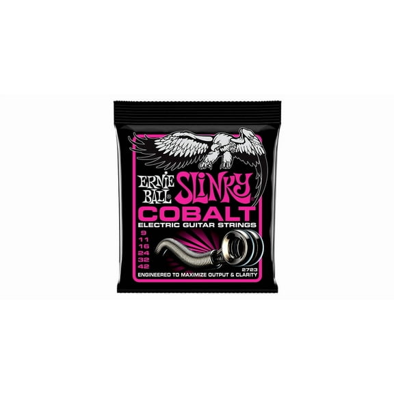 Ernie Ball Slinky Cobalt Electric Guitar Stringed Instrument Strings Cobalt, 0.09 Pounds