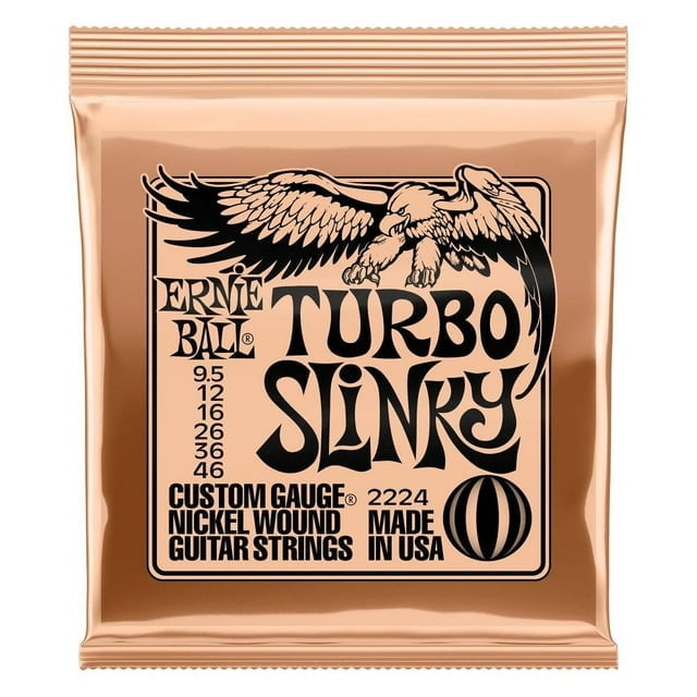 Milticolor Strings Ernie Ball Slinky Stringed Instrument Strings Nickel-Plated Steel ...
