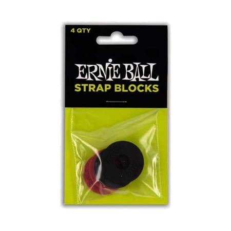Ernie Ball Strap Blocks, Rubber P04603