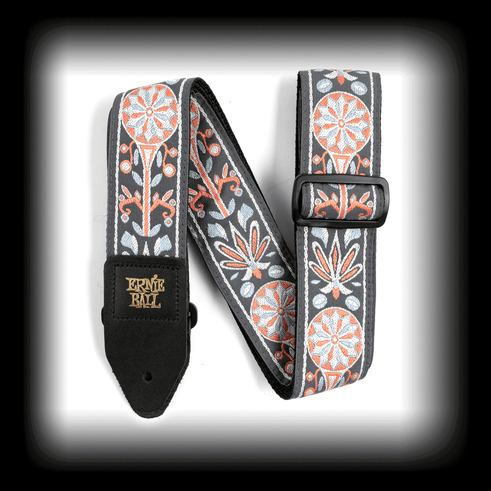 Ernie Ball Tangerine Nightmist Jacquard Guitar Strap P04634