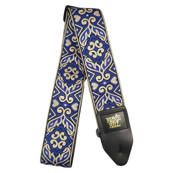 Ernie Ball P04165 Tribal Blue Jacquard Guitar Strap