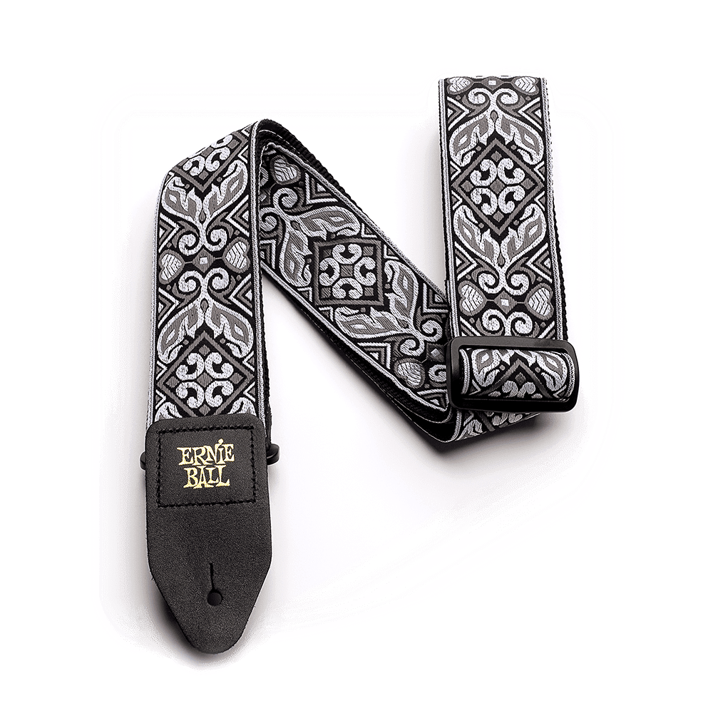 Ernie Ball Tribal Silver Jacquard Guitar Strap