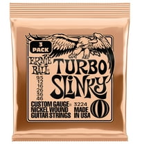 Ernie Ball Turbo Slinky Nickel Wound Electric Guitar Strings 3 Pack - 9.5-46 Gauge