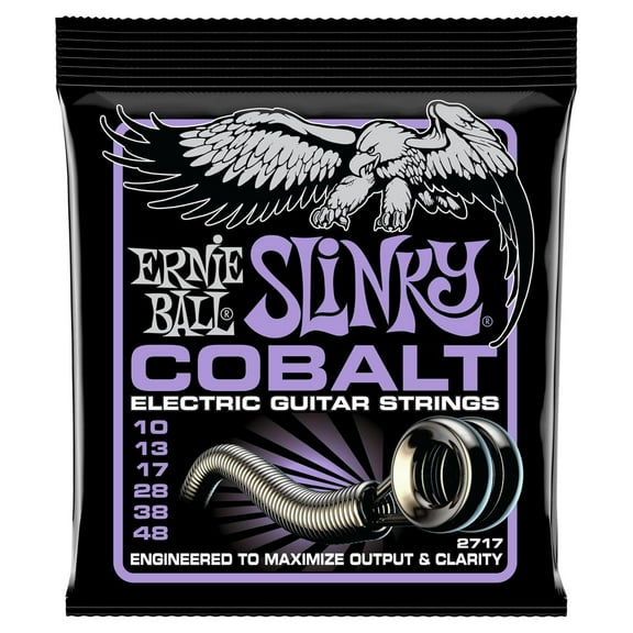 Ernie Ball Ultra Slinky Cobalt Electric Guitar Strings 10-48 Gauge