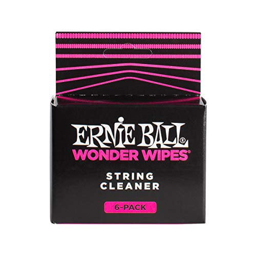 Ernie Ball Wonder Wipes String Cleaner, 6 Pack