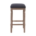thumbnail image 1 of Ernie Fabric Counter Stool Black, 1 of 5