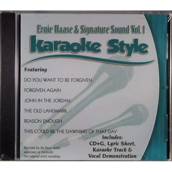 Ernie Haase and Signature Sound Volume 1 Daywind Christian Karaoke Style NEW CD+G 6 Songs