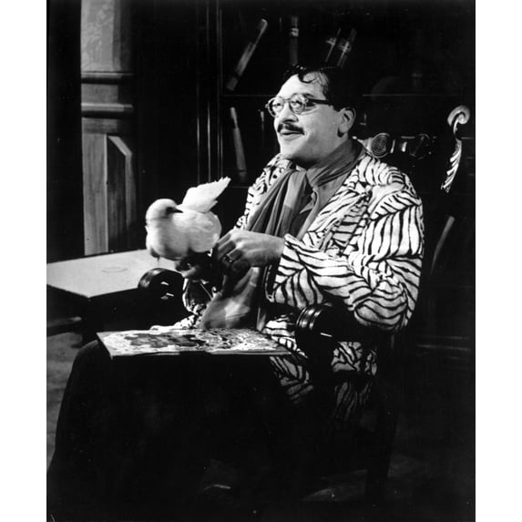 Ernie Kovacs with a bird Photo Print (8 x 10)