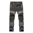 thumbnail image 1 of safuny Cargo Pants for Men Soft Safety Full Pants with Pocket High Waist Color Block Fashion Fall Winter Long Trousers Comfy Lounge Casual Gray XXL, 1 of 8