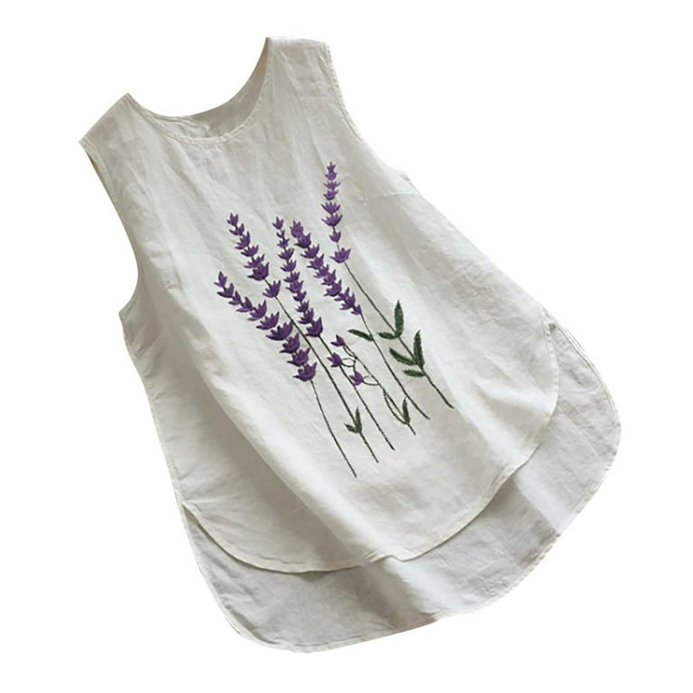 https://i5.walmartimages.com/seo/Ernkv-Clearance-Summer-Women-s-Trendy-Cotton-Linen-Tank-Top-Lavender-Print-Cami-Sleeveless-Vest-Round-Neck-Embroidered-Elegant-Fit-Clothing-Fashion-W_cc867b14-9bf7-49b3-9bd4-5c9777ad1806.d4cfa8cd209f3d2cf94bb422e6534a7f.jpeg?odnHeight=768&odnWidth=768&odnBg=FFFFFF