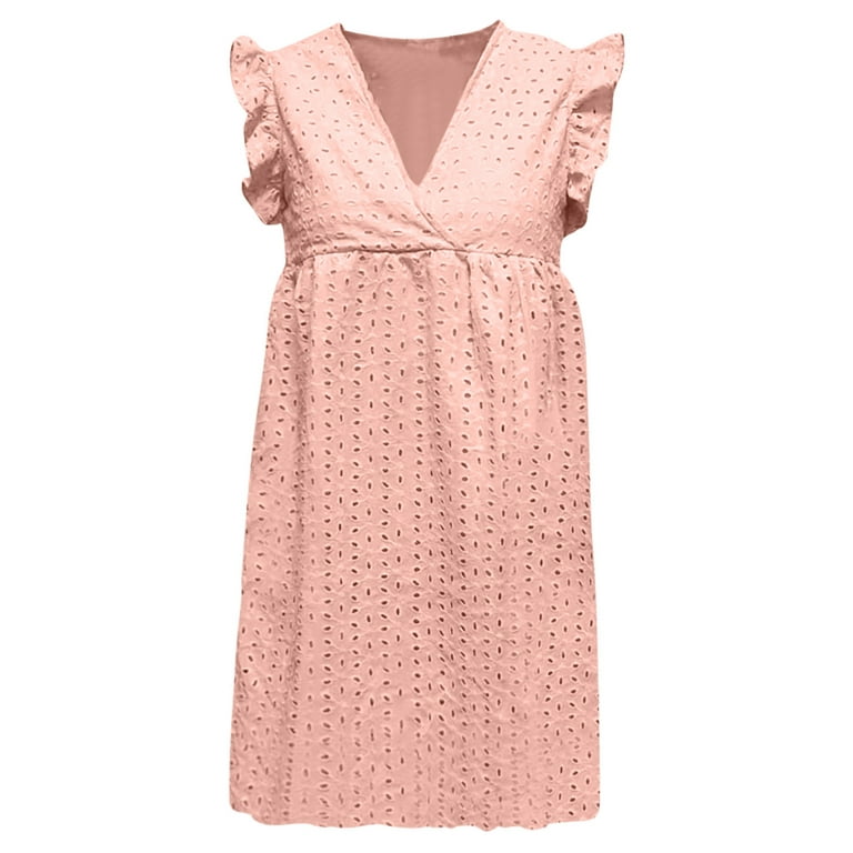 Buy Women Pink Babydoll Dress Online for Women