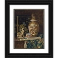 thumbnail image 1 of Ernst Czernotzky 19x24 Black Ornate Framed Double Matted Museum Art Print Titled: Still Life with Chinese Decorative Objects, 1 of 5