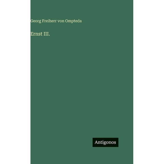 Ernst III., (Hardcover)