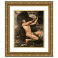 thumbnail image 1 of Ernst Josephson 20x24 Gold Ornate Framed and Double Matted Museum Art Print Titled - The Water Sprite (Between 1882 and 1884), 1 of 4