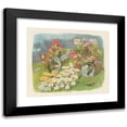 thumbnail image 1 of Ernst Kreidolf 17x15 Black Modern Framed Museum Art Print Titled - In the Alpine Roses (1922), 1 of 5