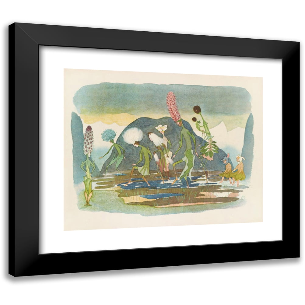 Ernst Kreidolf 18x15 Black Modern Framed Museum Art Print Titled - The ...