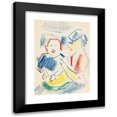 thumbnail image 1 of Ernst Ludwig Kirchner 11x14 Black Modern Framed Museum Art Print Titled - Woman with Child (1908), 1 of 5