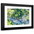 thumbnail image 1 of Ernst Ludwig Kirchner 18x15 Black Modern Framed Museum Art Print Titled - Wildboden with Kirchner's House (Kirchner's House in the Forest) (1925), 1 of 5