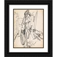 thumbnail image 1 of Ernst Ludwig Kirchner 19x24 Black Ornate Framed Double Matted Museum Art Print Titled: Female Act (1912), 1 of 5